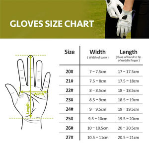 Guantes de Golf Deportivos Hechos a Medida a Precio Razonable, Alta Calidad, Transpirables, Cómodos, Antideslizantes, de Piel de Oveja para Hombre - Product Image 6