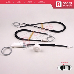 Kit de réparation de lève-vitre électrique BWR670, porte avant droite pour New Beetle 1Y7 2 portes Cabriolet Convertible CC 2003-2010 1Y0837462 - Product Image 6