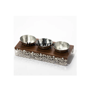 Servidor de tuercas de aluminio de diseño clásico con bandeja Servidor de tuercas de forma redonda de tamaño personalizado a un precio razonable - Product Image 4