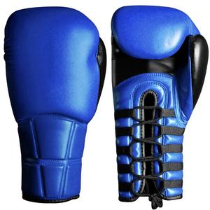 Gants de boxe sur mesure en cuir véritable, style à lacets, nouvelle conception OEM, toutes les couleurs, poignée à lacets, réglables, CP-BG-21 - Product Image 4
