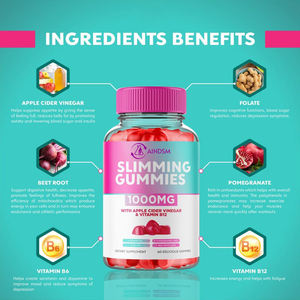 กัมมี่ลดน้ำหนักคุณภาพสูง ช่วยย่อยอาหาร ดีท็อกซ์ ขับสารพิษ สำหรับคนทานมังสวิรัติ ช่วยเผาผลาญไขมัน ควบคุมน้ำหนัก - Product Image 4