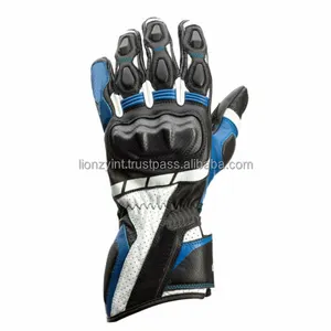 Pakistan'da yapılan yarış için yeni tasarım özel Logo deri motorsiklet spor eldiven motosiklet motosiklet eldivenleri