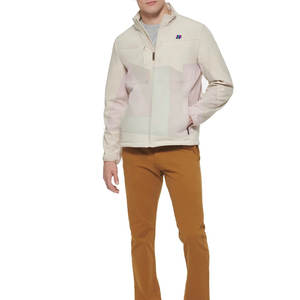 Veste d'hiver softshell légère pour homme - Écologique, respirante, logo frontal, tissu nylon/polyester, confortable et facile à porter - Product Image 3