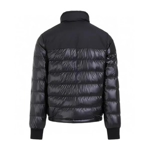 Doudoune décontractée automne/hiver pour hommes avec capuche cachée poignets filetés coupe ample-manteau d'hiver en toile légère - Product Image 2