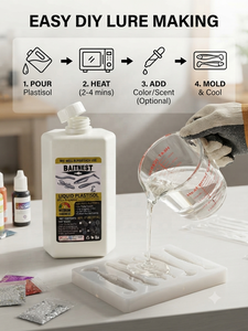 Plastisol pour leurres, plastisol liquide pour appâts souples, transparent, faible odeur, non jaunissant, pour les fabricants de leurres de pêche - Product Image 5