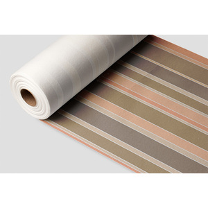 ผ้าปูโต๊ะพิมพ์ลายลินเด้ สีน้ำตาล ขนาด 0.40x48 เมตร แบบม้วน  กระดาษเช็ดทำความสะอาดแบบนุ่ม แห้งเร็ว สำหรับธุรกิจ B2B - Product Image 1