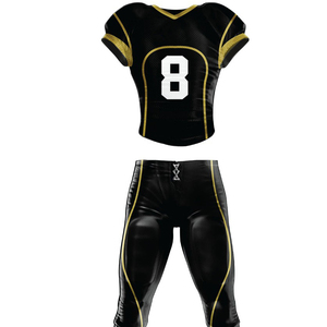Uniforme de football américain de qualité supérieure, respirant, manches courtes, 100% polyester, logo personnalisé, service OEM, personnalisable, vente en gros - Product Image 4