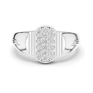 Anillo de Diamante de Laboratorio de 0.3 CT para Mujer, Oro de 18KT, 14KT, 10KT y Plata 925, Oro Rosa, Amarillo, Blanco, Claridad VVS-VS y Moissanita - Product Image 1
