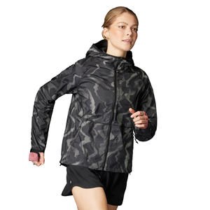 Veste d'hiver pour femmes de haute qualité fermeture éclair-coupe-vent imperméable respirant léger à capuche pour extérieur solide résistant à l'eau - Product Image 4