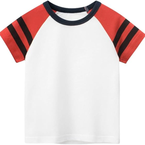 Enfant en bas âge garçon tricoté coton t-shirt personnalisé Applique Boutique vêtements confortable et élégant été enfants garçon vêtements chemises - Product Image 2
