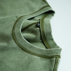 Vintage gráfico 2025 algodón pesado personalizado lavado ácido camiseta impresión Boxy recortada camiseta hombres OEM servicio - Product Image 5