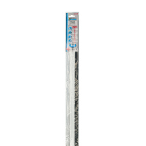 Guarnizione per porta in alluminio bianco con gomma, 1 metro - Product Image 5