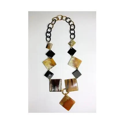 Buy Buffalo Horn Chunky Necklace Natural Handmade Fashion Choker for Women High Quality Fashion Jewellery