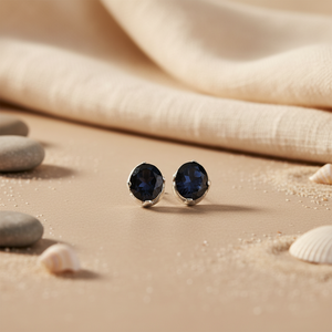 Pendientes de Botón con Corte de Pera en Forma de Diamante de Moda para Mujer en Oro Rosa, Blanco y Amarillo con Oro de 18K - Product Image 1