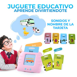Giocattoli Educativi per l'Apprendimento dell'Inglese per Bambini, 112 Carte Flash Parlanti in Plastica, Carte Cognitive, Modello Educativo - Product Image 6