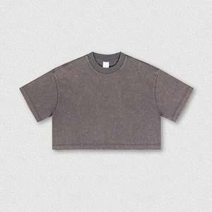 Camisetas de Mujer 100% Algodón, Camisetas de Verano de Alta Calidad, Camisetas Cortas con Logotipo Personalizado, Camisetas de Manga Corta - Product Image 4