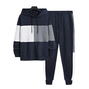 Customized 360 Gsm 100% Cotton Baggy Fleece Oversized <b>Hoodie</b> Jogger Set Winter High Quality 2-piece Sweat suits Men's Tracksuit - Product Image 4