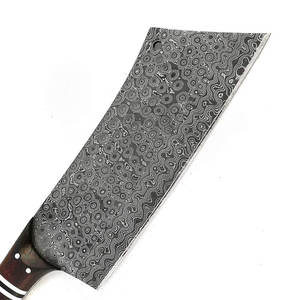 Suministro directo de fábrica hecho a mano Damasco Cleaver venta al por mayor precio barato calidad superior personalizado Damasco acero Cleaver - Product Image 5