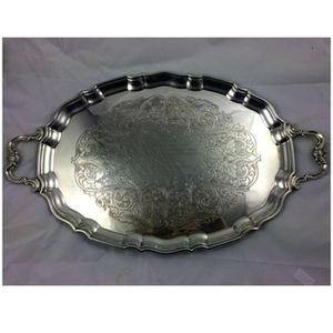 Bandeja de comida de latón de diseño vintage Bandeja de comida rápida de aluminio de la mejor calidad Diseño duradero elegante a un precio razonable - Product Image 6