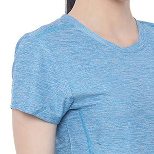 2025 nuevo diseño de camisetas de algodón 100% para mujer, camisetas transpirables con cuello redondo, ajustadas y holgadas para verano, decoración de botones ecológica - Product Image 6