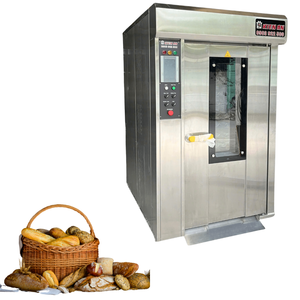 Horno de 12 bandejas de alta calidad con carro, horno giratorio para hornear/equipo de panadería para pan, horno de horneado Industrial con logotipo personalizado de 900Kg - Product Image 1