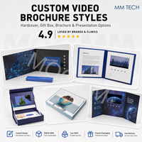 Carte vidéo LCD rechargeable de 10 pouces avec option de mémoire et contrôle par bouton pour le marketing d'entreprise, service OEM