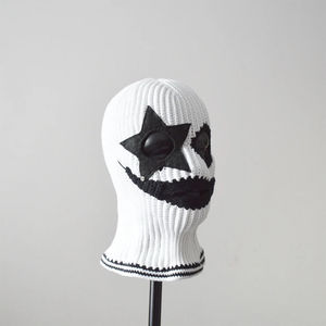 Balaclava de ski personnalisée en gros, 100% polyester, unisexe, de haute qualité, tricotée, 3 trous, logo de groupe, usage quotidien en extérieur - Product Image 3