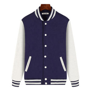Wholesale High Street Style <b>Thin</b> Stand Collar Varsity <b>Jackets</b> Breathable Windproof <b>Waterproof</b> Custom Colors & Sizes - Product Image 5