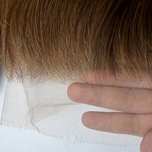 ผมต่อทำจากกระดูกมนุษย์สีส้มเข้มมัดผม100% ผมทรงตรงสองชั้นไม่พันกัน - Product Image 1