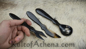 Cuillère à salade unique en résine, couverts écologiques, résistants au lave-vaisselle, ustensiles de cuisine modernes, fabriqués en Inde - Product Image 6