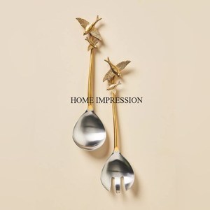 Juego de cuchillos y servidor de pastel de boda para fiesta de hotel en casa, color plateado, acabado con asas de aspecto elegante únicas del fabricante indio - Product Image 5