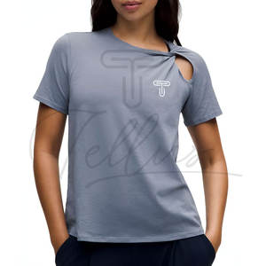 Venta Directa de Fábrica, Camisetas de Mujer Más Vendidas, Estampado Ecológico de Verano, Color y Logotipo Personalizados, Hecho en Pakistán - Product Image 1
