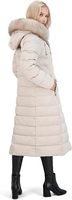 Veste d'hiver matelassée pour femme en gros, écologique, imperméable, avec extérieur en lin et doublure en nylon, longueur standard, pour usage décontracté