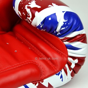 Gants de boxe en cuir véritable de haute qualité RTS pour l'entraînement MMA et Muay Thai, performance et utilisation en extérieur - Légers et imperméables - Product Image 6