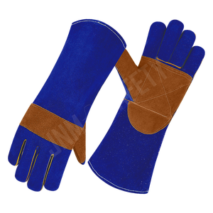 Gants en cuir fendu de vachette de sécurité industrielle Équipement de protection individuelle Gants de soudage résistants aux étincelles - Product Image 3