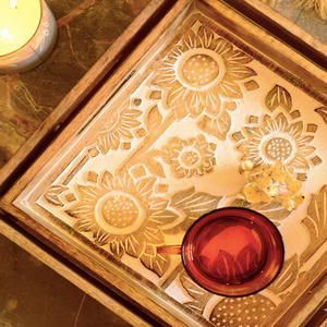 Handcrafted Wooden <b>Trays</b> Bulk Supplier Premium Mango Wood Hand Carved Serving <b>Tray</b> for Home and Cafe Use at Affordable Price - Product Image 4