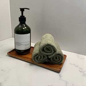 Bandeja Rectangular de Madera Natural para Servir Comida, Plato de Almacenamiento de Aperitivos, Elegante Bandeja de Madera para Hogar, Hotel y Uso Decorativo de HWC - Product Image 2