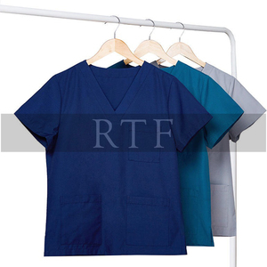 Médico rescatador de moda de talla grande médico de hospital médico verde antibacteriano enfermera uniforme médico hombre por Raw to Fine - Product Image 5