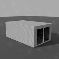 Tente d'entrepôt gonflable portable en PVC sur mesure avec cloisons acoustiques pour le stockage d'équipements