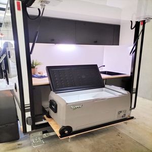 Ligero de aluminio todoterreno RV Tear Drop Camper Cama interna de nuevo diseño para 4 parejas Camión Camping Remolques de viaje - Product Image 2