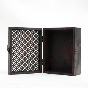 Coffrets cadeaux de cartes de visite en bois de qualité supérieure élégants et durables avec impression de papier d'art en motifs carrés et rectangulaires - Product Image 1