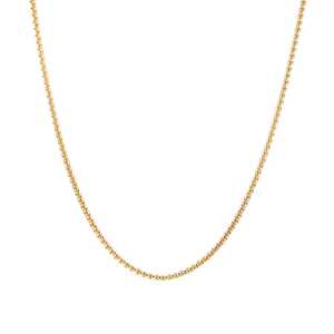 สร้อยคอทอง 14K ชุบทอง ขนาด 2 มม. ลายกล่อง ลายเชือก ลายงู ลายฟิกาโร รูปทรงเรขาคณิต ประดับเพชร ของขวัญเครื่องประดับ ทำจากสแตนเลสและทองเหลือง - Product Image 2