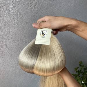 Extensions de cheveux naturels Remy russes à la kératine, couleur Blonde, 60ash 613ash, I Tip, personnalisation, vente en gros - Product Image 2