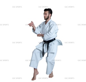 Nouveaux uniformes de karaté d'arts martiaux unisexes de haute qualité, 100% coton respirant, légers, costumes de karaté avec motif précis - Product Image 2