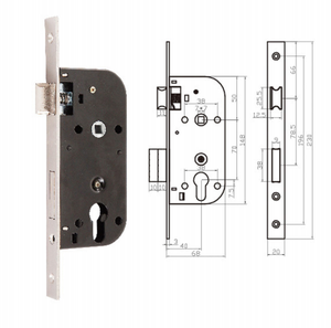 कारखाने की कीमत, डोर लॉक बॉडी हॉट सेल मोरोको बाजार - Product Image 2