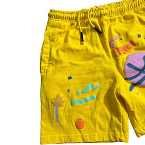 Pantalones cortos informales para hombre, precio al por mayor, 100% algodón, tela de rizo francés con estampado de hojaldre, diseño de patrón sólido - Product Image 2