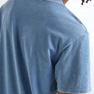 T-shirt Hip Hop à manches courtes respirant High Street Style pour hommes T-shirt à col rond respirant en coton d'été de haute qualité pour hommes - Product Image 2