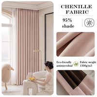 Rideau de fenêtre occultant de luxe en polyester 100% uni avec œillets, haute occultation, insonorisant, personnalisé pour hôtel, fabrication OEM ODM
