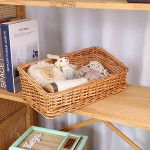 Améliorez votre organisation avec des paniers en osier tissés à la main: des solutions de stockage trapézoïdales polyvalentes pour les garde-manger et les étagères. - Product Image 4