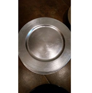 Plato de Presentación de Acero Inoxidable Color Plata, Ecológico, Aspecto Pulido de Lujo para Bodas y Celebraciones de Acción de Gracias - Product Image 2